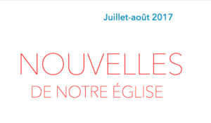 Newsletter Juillet-Aout 2017