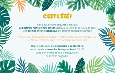 C’est l’été